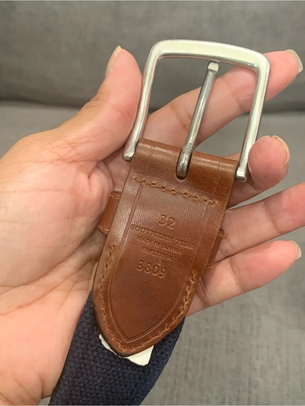 Southern Tide Men's Skipjack Ribbon Belt 32